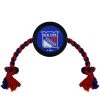 Hockey Puck Pet Toy - NY Rangers