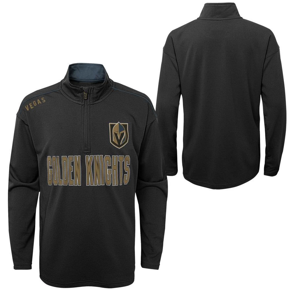 Outerstuff Attacking Zone 1/4 Zip Performance Top - Vegas Golden Knights - Youth - Image 3
