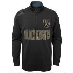 Outerstuff Attacking Zone 1/4 Zip Performance Top - Vegas Golden Knights - Youth