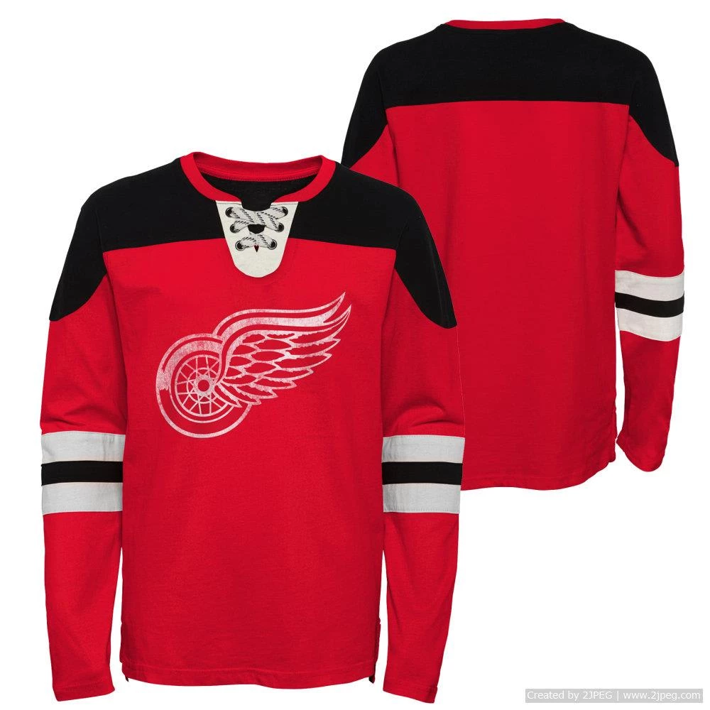 Outerstuff Goaltender LS Top - Detroit Red Wings - Youth - Image 3
