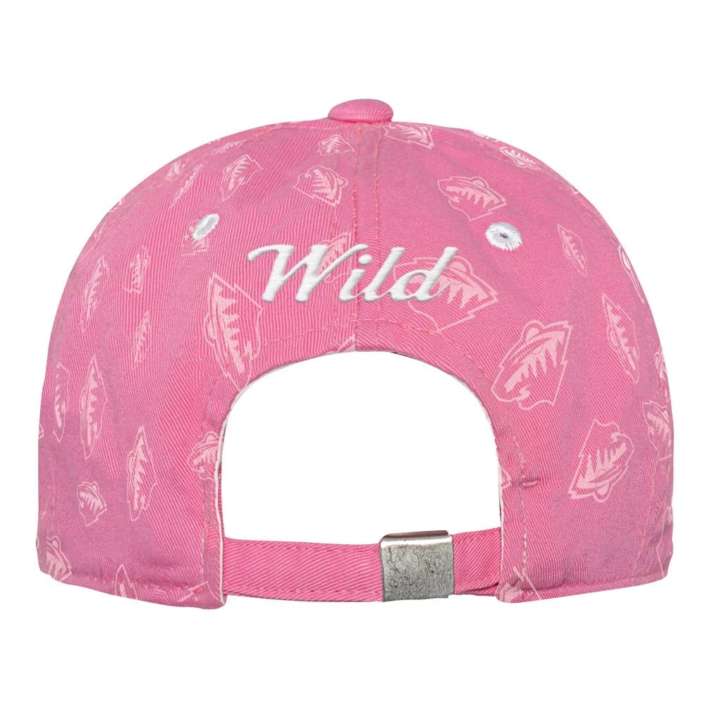 Outerstuff Pink Fashion Slouch Adjustable Hat - Minnesota Wild - Youth - Image 3