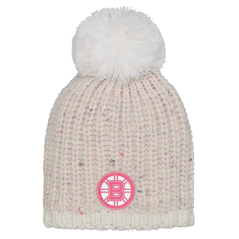Outerstuff Pink Nep Yarn Beanie - Boston Bruins - Youth