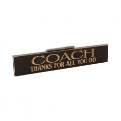 Painted Pastimes "Coach Thanks For All You Do" Personalized Sign - 3.5" x 18"