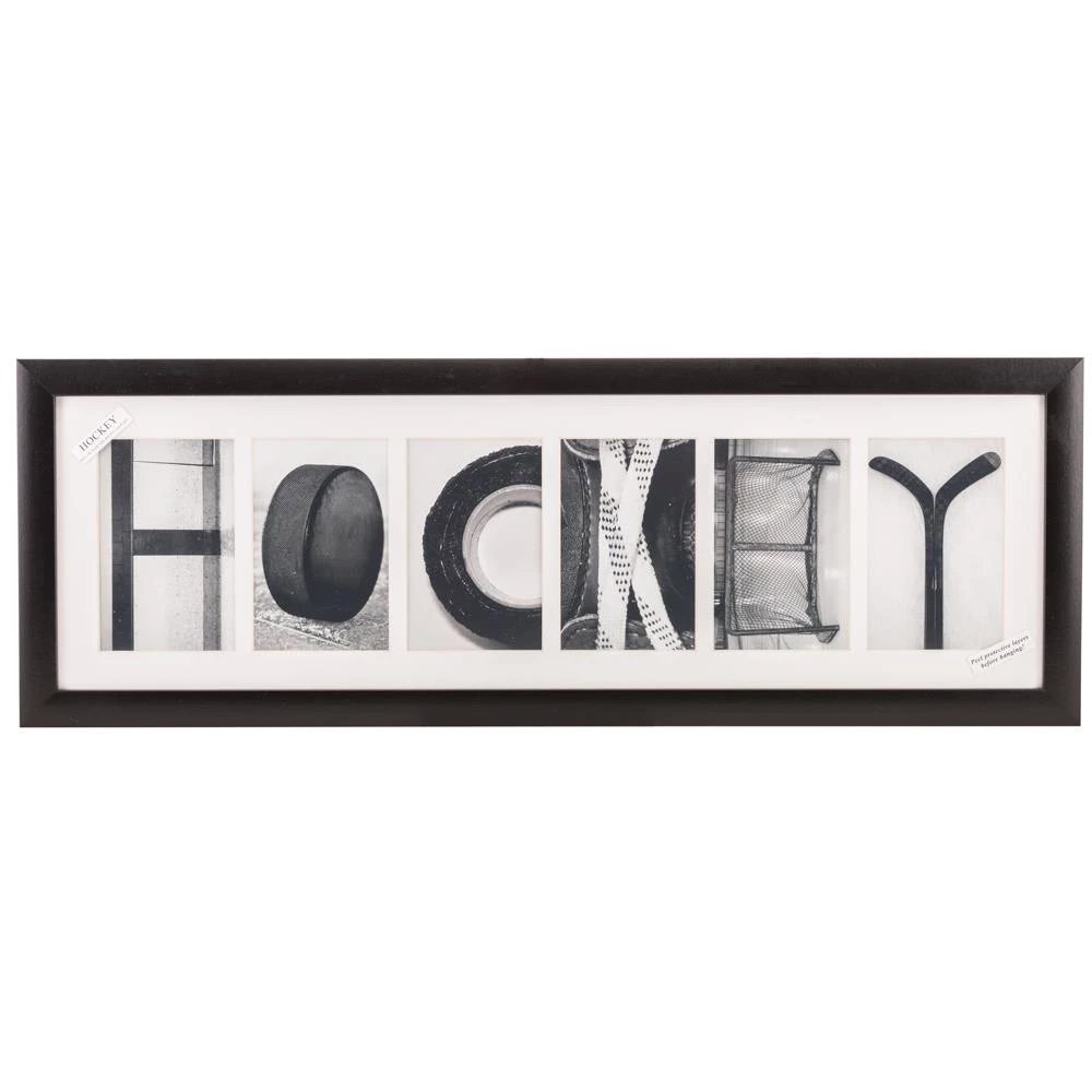 Painted Pastimes "Hockey" Matted Frame