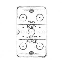 Painted Pastimes Car Decal- Hockey Rink