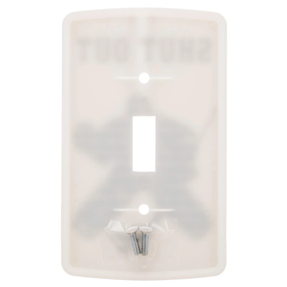 Painted Pastimes Goalie Light Switch Cover - Glow in the Dark - Image 2