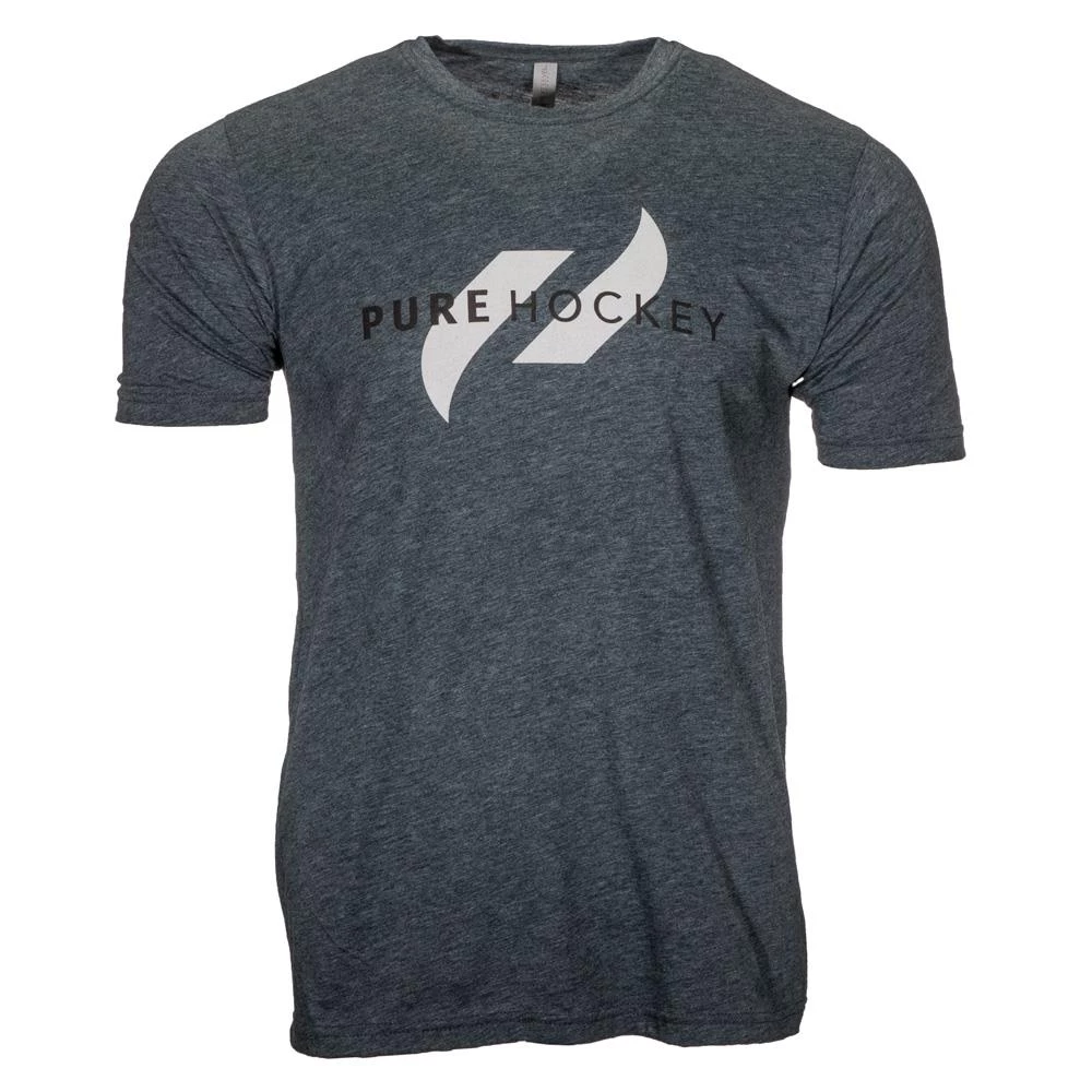 Pure Hockey Classic Tee 2.0 - Denim - Adult - Image 2