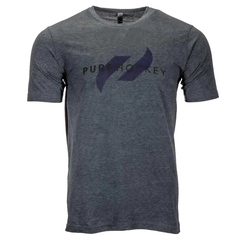 Pure Hockey Classic Tee 2.0 - Denim - Adult - Image 4