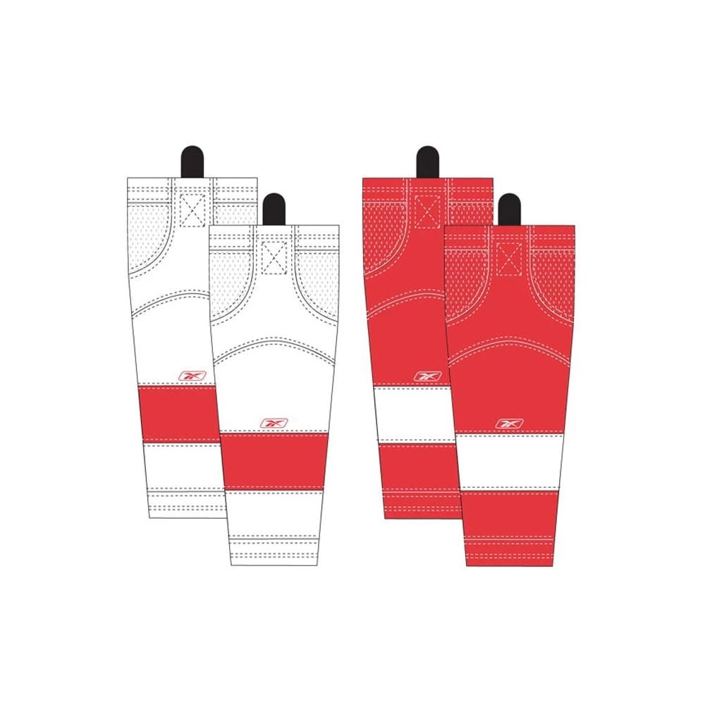 Reebok Detroit Red Wings Edge SX100 Hockey Socks - Intermediate